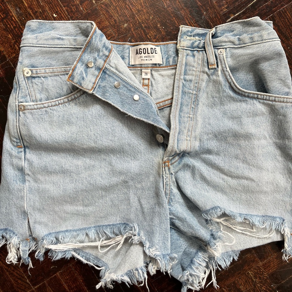 Agolde Dee Vintage High Rise Short-Color:Chimes